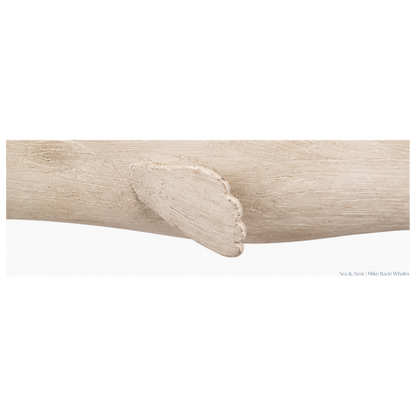 Mike Bacle |  Standing Carved White Whale